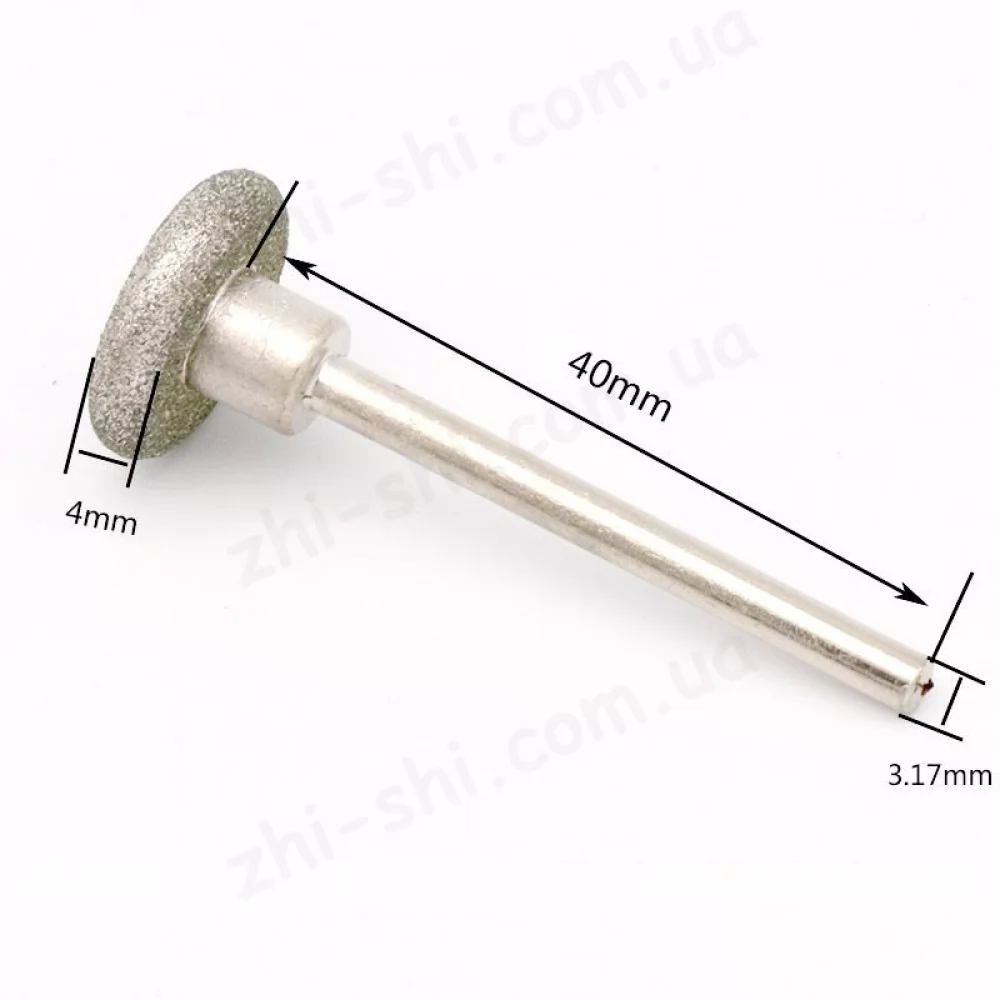 Набор алмазных насадок - 50 шт (фрезы, шарошки) для Dremel / гравера - Ø3.17 mm - 120 Grit